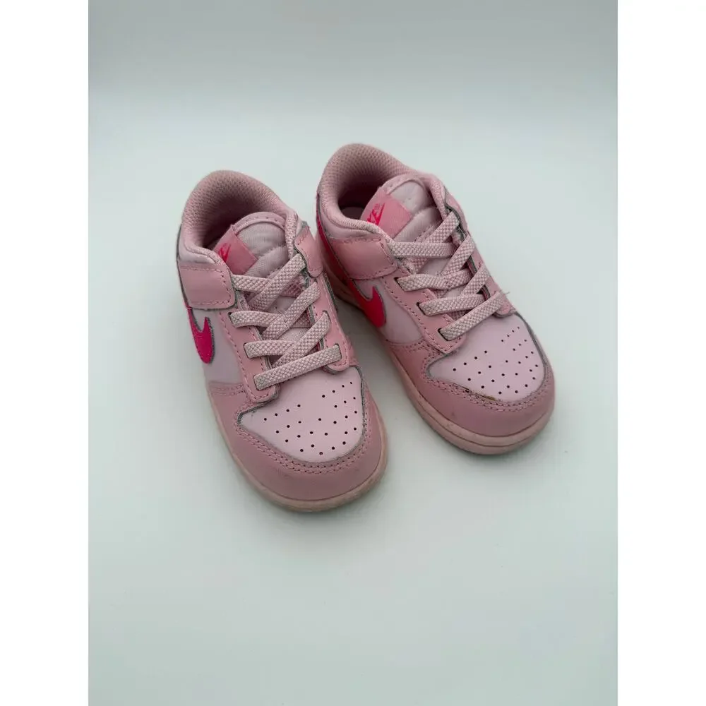 Nike Dunk Low Pink Baby/Toddler Shoes Size 7